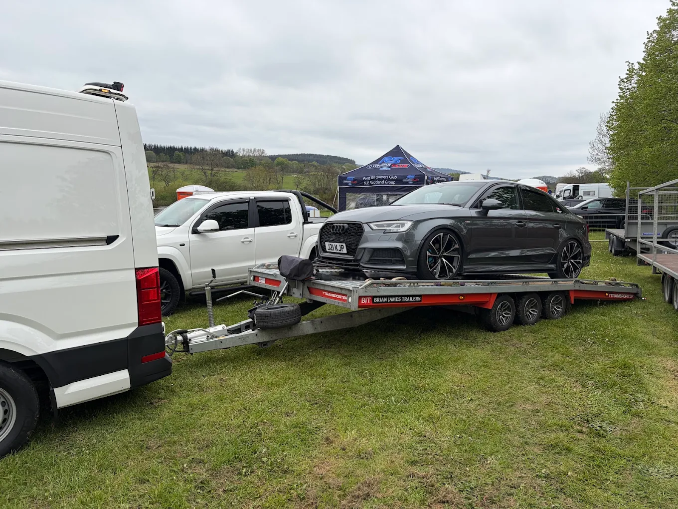 Audi RS3 collection at showground